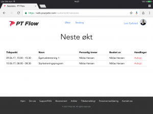 Online booking-kundene kan booke, endre og avbestille timer selv via egen portal